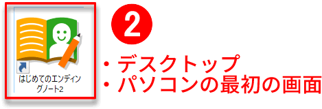 「はじめてのエンディングノート2」起動する